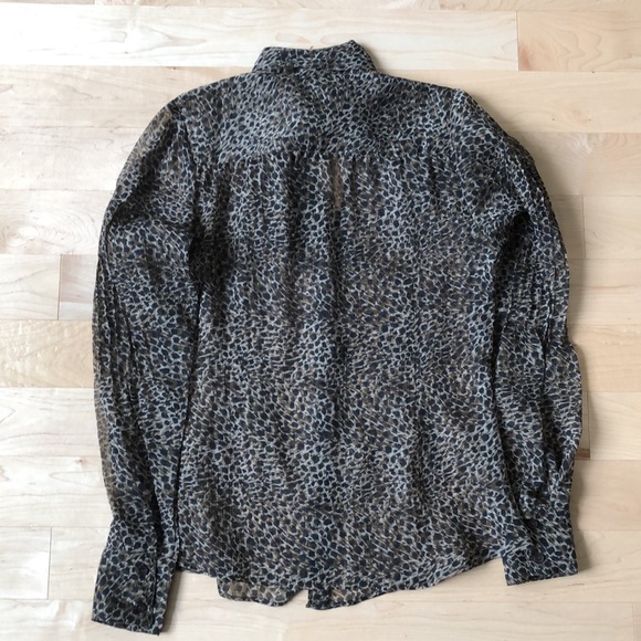 Bedo chiffon leopard blouse - Picture 6 of 7
